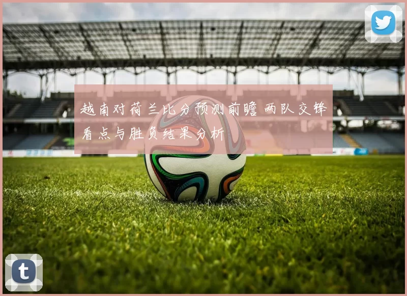 越南对荷兰比分预测前瞻 两队交锋看点与胜负结果分析