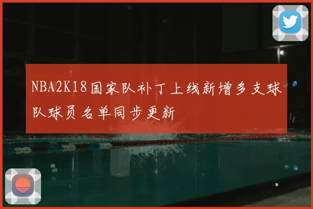 NBA2K18国家队补丁上线新增多支球队球员名单同步更新